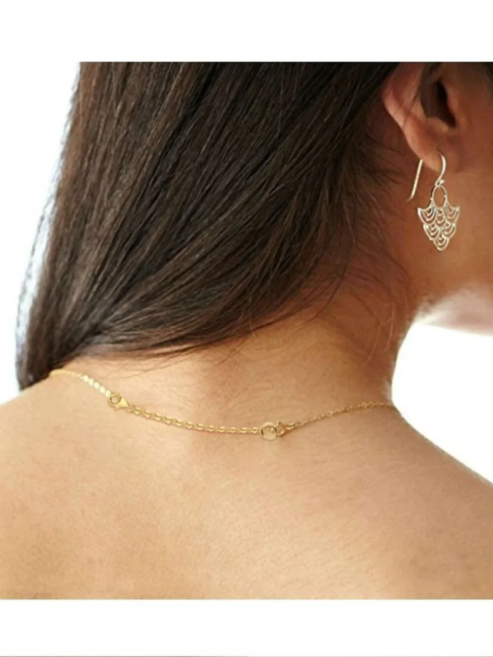 Gold Necklace Extenders,14K Gold Chain Extenders with Lobster Clasp, Durable Pla